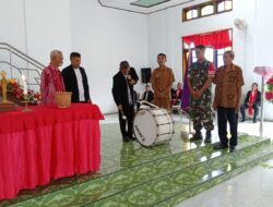 Babinsa Hadiri Pembukaan Sidang Jemaat Ke-35 GPM Bethel Hila