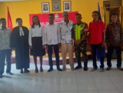 Babinsa Hadiri, pelantikan Dan Pengambilan Sumpah Janji Petugas Pemutakhiran Data Pemilihan Umum Tahan 2024