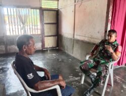 Jalin Silahturahmi Bersama Warga, Babinsa Giat Komsos Dengan Warga Binaan