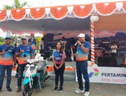 Puncak Peringatan Bulan K3 di Integrated Terminal Wayame Berlangsung Meriah