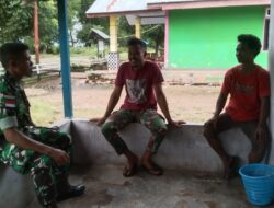 Menjaga Silaturahmi, Babinsa Giat Komsos Dengan Tokoh Pemuda