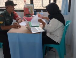 Puldata Ter di Wilayah Binaan, Babinsa Laksanakan Pengambilan Data Stunting