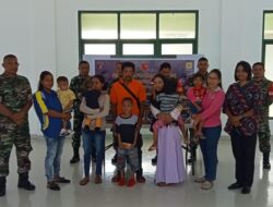 Kodim 1511/P.Moa, Gelar Pembagian Bantuan Asuh Kepada Anak Stunting