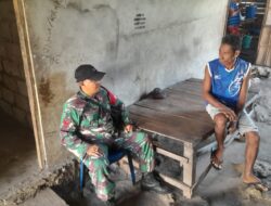 Giat Komsos Sarana Kebersamaan Babinsa Kelurahan Tiakur Bersama Warga Binaan