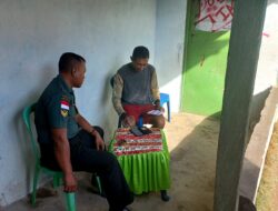 Peduli Foktor Keamanan, Babinsa Giat Komsos Bersama Warga Binaan