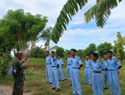 Babinsa-05/Wonreli, Giat Komsos Bin Wanwil Dengan Siswa-Siswi SMK 1 Desa Lebelau