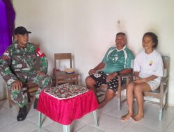 Babinsa-01/Tiakur, Melaksanakan Giat Komsos dengan Warga Binaan