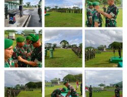 Dandim 1511/P.Moa, Pimpin Upacara Korps Raport Kenaikan Pangkat