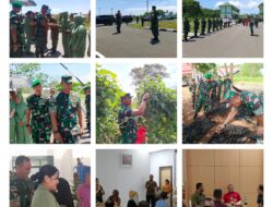 Danrem 151/Binaiya, kunker Ke MBD Tinjau Lahan Pangan, Pos Pam Puter Dan Kompi 734 SNS