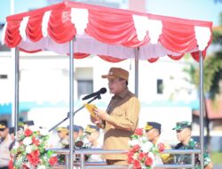 Walkot Ambon Boedewin Bacakan Amanat Kapolri dalam Apel Gelar Pasukan Operasi Ketupat 2023