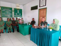 Dandim Bersama Ketua Persit, Kunker Ke Wilaya Koramil 1511-03/Tepa Dan Koramil 1511-02/Masela