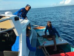 Satuan Polair Polres MBD Lakukan Patroli Perairan, Tingkatkan Pengawasan Aktifitas Nelayan di Laut.