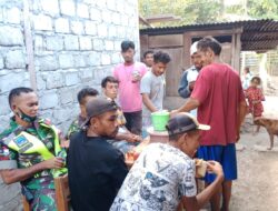 Babinsa Laksanakan Komsos Dengan Pemuda Di Wilayah Binaan