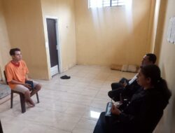 Sat Tahti Polres MBD, Kembali Lakukan Pengawasan Ibadah Bagi Tahanan