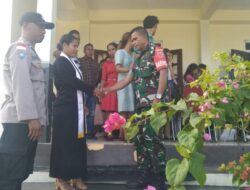 Babinsa Monitoring pelaksanaan Ibadah Minggu Di Wilaya Desa Wakarleli
