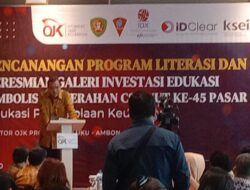 OJK Perluas Literasi dan Inklusi Keuangan di Maluku