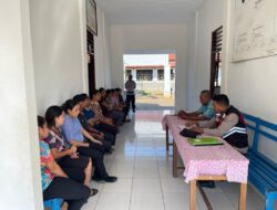 Polsek Jajaran Polres MBD, Gelar Jumat Curhat Kamtibmas Bersama Para Guru SMP Negeri 1 Lemola
