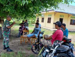 Turun Ke Rumah Warga Babinsa, Laksanakan Komsos