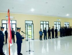 Danlanud Pattimura Pimpin Upacara Hari Lahir Pancasila di Gedung Luhukay.