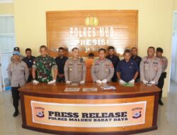 Polres MBD Gelar Press Release Pengungkapan Kasus Narkotika