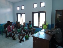 Sat Lantas Polres MBD, Lakukan Sosialisasi Pemberlakuan Sistim Tilang Non Elektronik Kepada Warga Untuk Patuh Berlalu Lintas