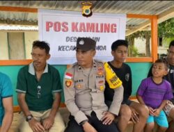 Sambangi Warga Binaan, Bhabinkamtibmas Berikan Himbauan Kamtibmas