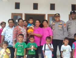 Polsek Serwaru Kembali Gelar Polri Peduli Stunting, Berikan Minuman Tambahan