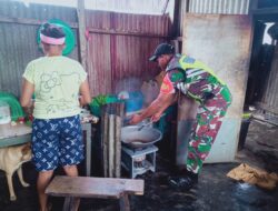 Program Babinsa Masuk Dapur, Fokus Bantu Warga Kurang Mampu