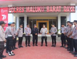 Kapolda Maluku Kunjungi Polres MBD, Berikan Motivasi Kepada Personel Polri Dalam Pelaksanaan Tugas