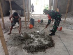 Babinsa-03/Tepa, Bantu Warga Percepat Proses Pembangunan Gereja