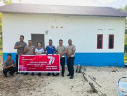 Polres MBD Gelar Aksi Bedah Rumah, Sambut Hari Bhayangkara Ke-77