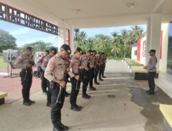 Polres MBD Gelar Latihan Baris Berbaris Guna, Tingkatkan Disiplin, Jiwa Korsa dan Kekompakan Personel