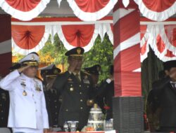 Wujud Sinergitas, Danrem 151/ Binaiya Hadiri Upacara Hut Bhayangkara