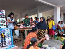 JALIN KOMUNIKASI, BABINSA KOMSOS DENGAN PEDAGANG DI PASAR