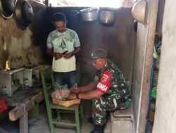Program Babinsa Masuk Dapur, Sejahterakan Masyarakat Desa Imroin