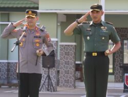 TNI-Polri Perkokoh Soliditas dan Sinergitas Melalui Apel Bersama di Makodim 1511 Pulau Moa