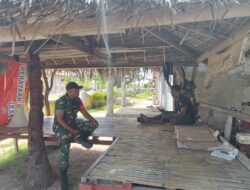 Komsos Dengan Warga Binaan, Babinsa Bahas Keamanan dan Kebersihan Lingkungan
