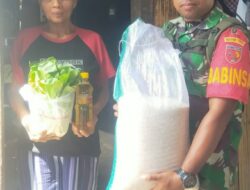 Babinsa Masuk Dapur, Wujud Kepedulian TNI untuk Warga Kurang Mampu