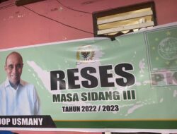Jacob Usmany Serap Aspirasi Warga di Reses Masa Sidang III
