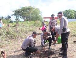 Polres MBD Lakukan Gerakan Penanaman Pohon Serentak sebagai Wujud Dukungan Program Polri Presisi 2023