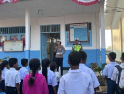 Sat Lantas Polres MBD Gelar Operasi Simpatik Salawaku 2023, Beri Sosialisasi kepada Siswa Di Sekolah