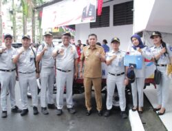 Wujud Sinergitas Jasa Raharja Serahkan Kendaraan Roda 3 Bagi Pemkot