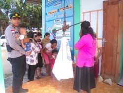 Kapolsek Serwaru, Lakukan Pendampingan Dalam Upaya Pencegahan dan Penanggulangan Stunting