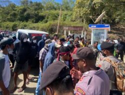 Sinergitas TNI-Polri Amankan Unjuk Rasa Guna Menjaga Situasi Kamtibmas Yang Kondusif.