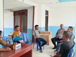 Bhabinkamtibmas Lakukan Problem Solving Bersama Pemerintah Desa, Guna Mencari Solusi Penyelesaian Masalah Warga