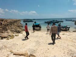 Sat Polair Polres MBD Lakukan Sambang, Himbau Warga Jaga Keamanan dan Keselamatan Selama Pelayaran