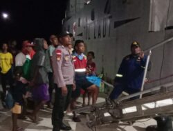 Polsek Wetar Amankan Pelabuhan Laut, Optimis Aktifitas Penumpang Dapat Berjalan Dengan Baik dan Aman