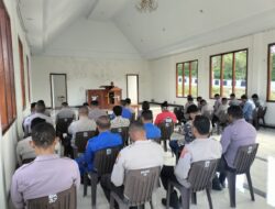 Polres MBD Gelar Binrohtal Guna Bentuk Mental dan Kepribadian Dalam Mengemban Tugas Kepolisian