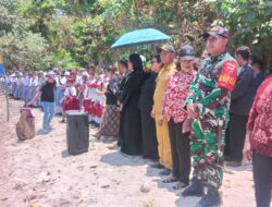 Babinsa Hadiri Upacara Peringati Pembataian Jepang Terhadap Warga Desa Emplawas