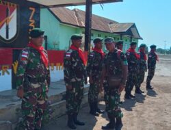 Kunker Ke Koramil 1511-06/Wetar, Dandim Kunjungi Pos Satgas PAM Puter Pulau Lirang